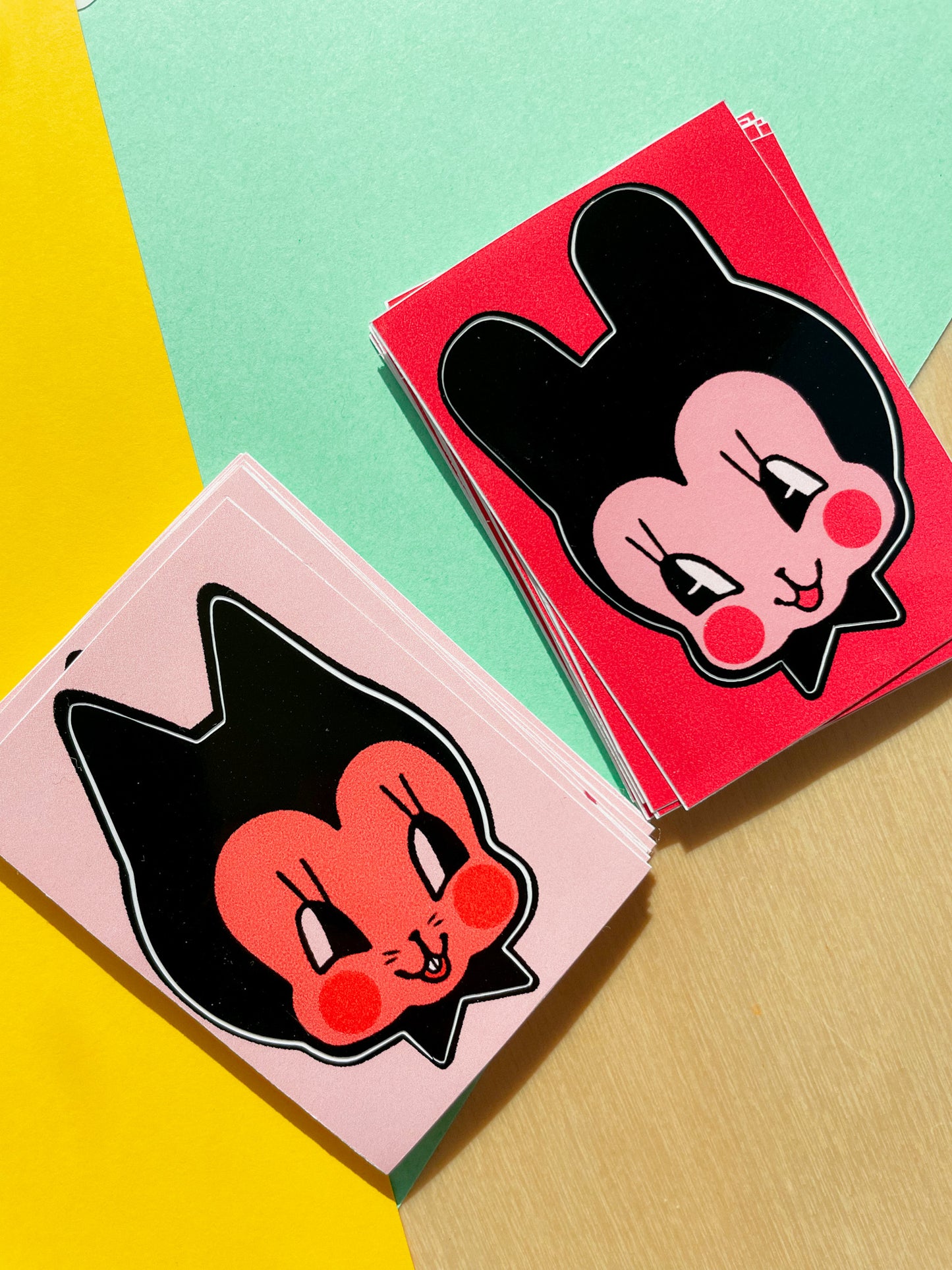CAT & BUN sticker by XUH