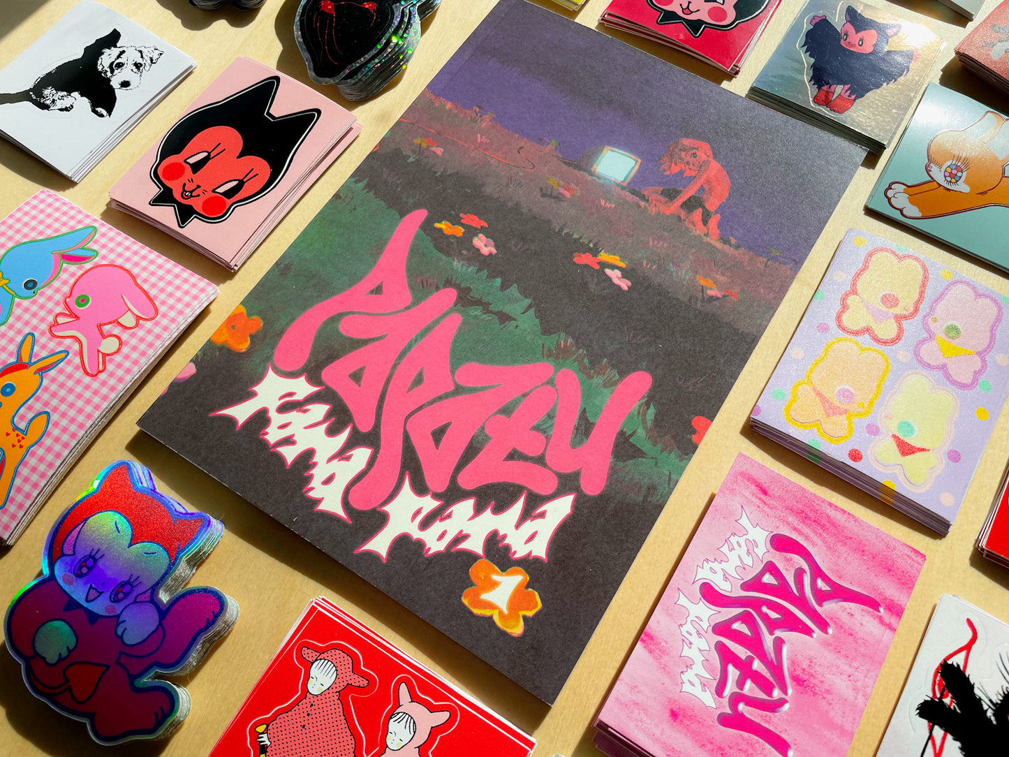 CAT & BUN sticker by XUH