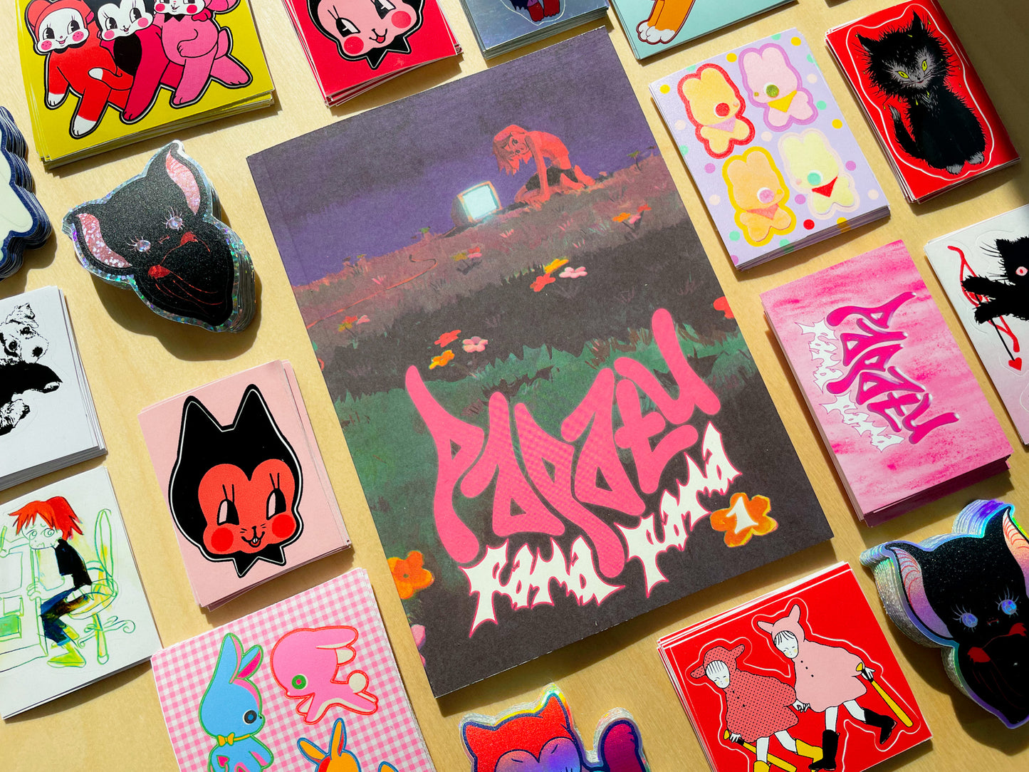 GLITTER/HOLO bat sticker by XUH