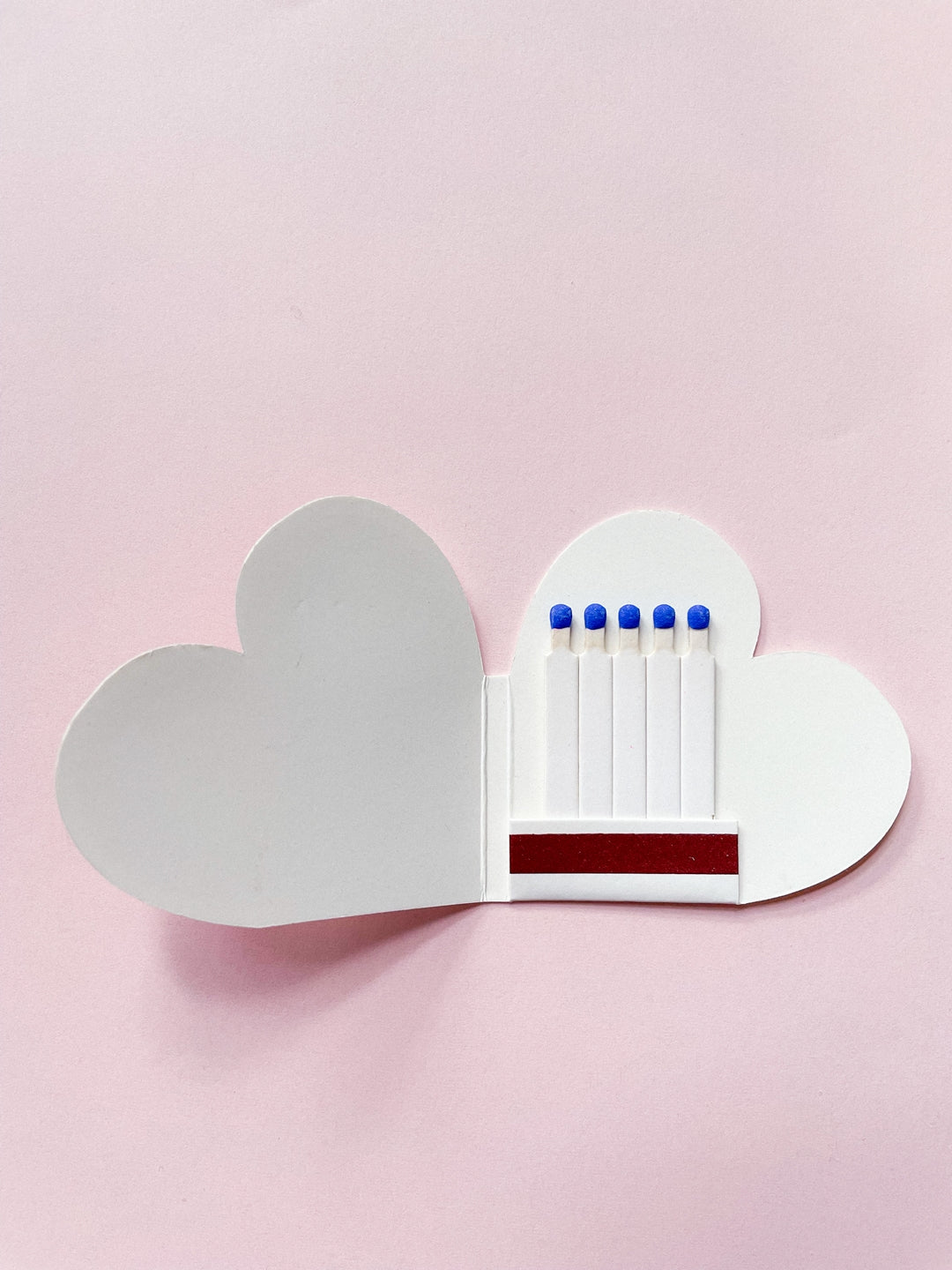 CUPID CATS - heart-shaped matchbook by XUH