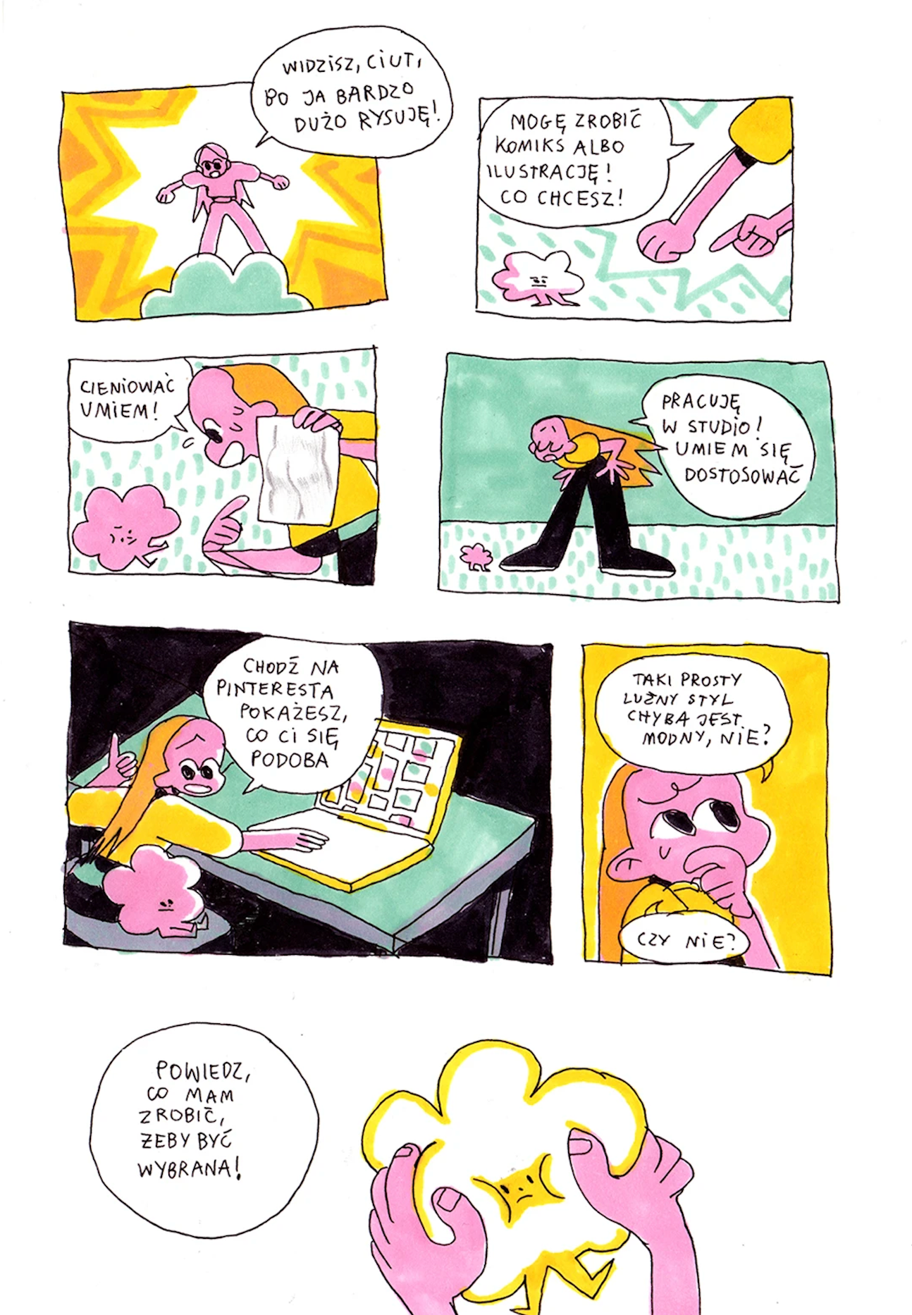Jak dostałam się do ciuta - comic by JAVVIE