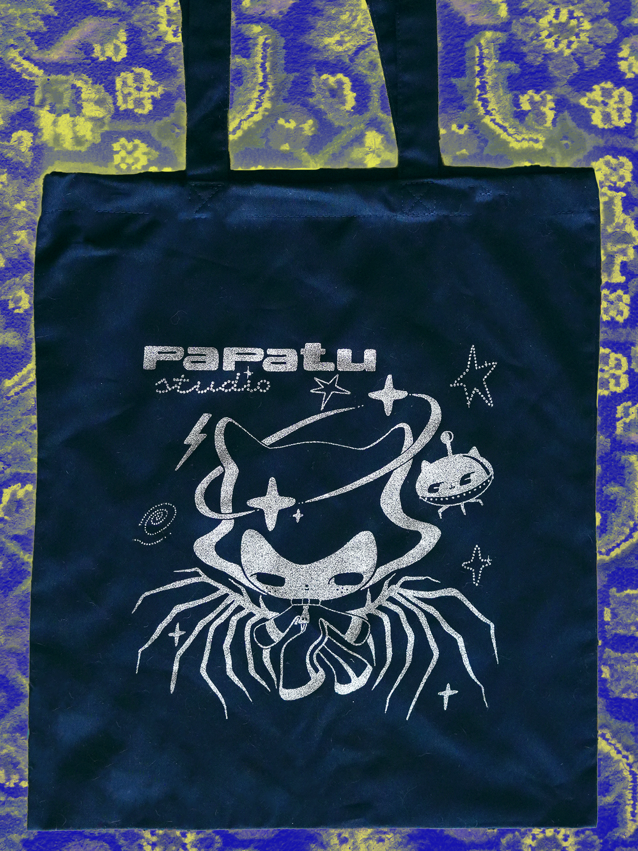 GLITTER PAPATU tote bag by XUH