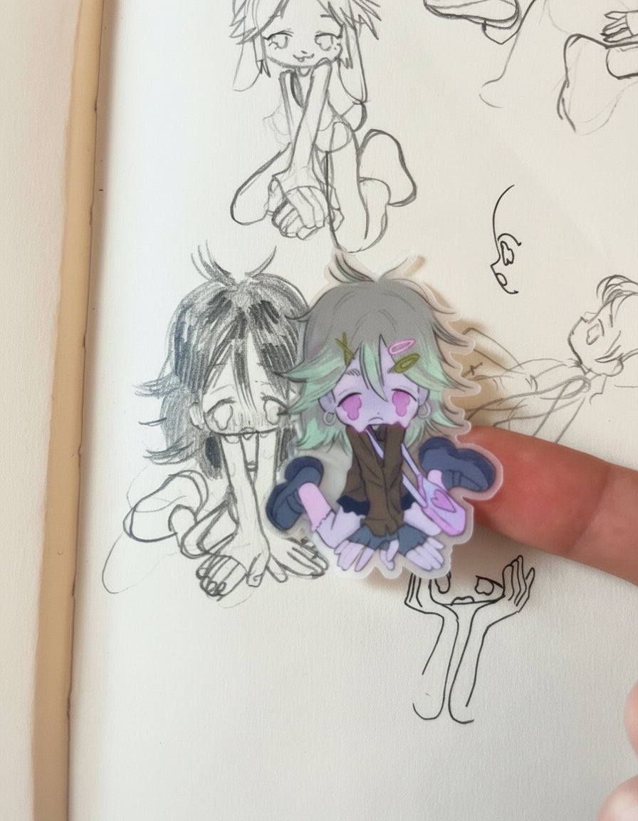 CRY BABY sticker sheet by JAVVIE