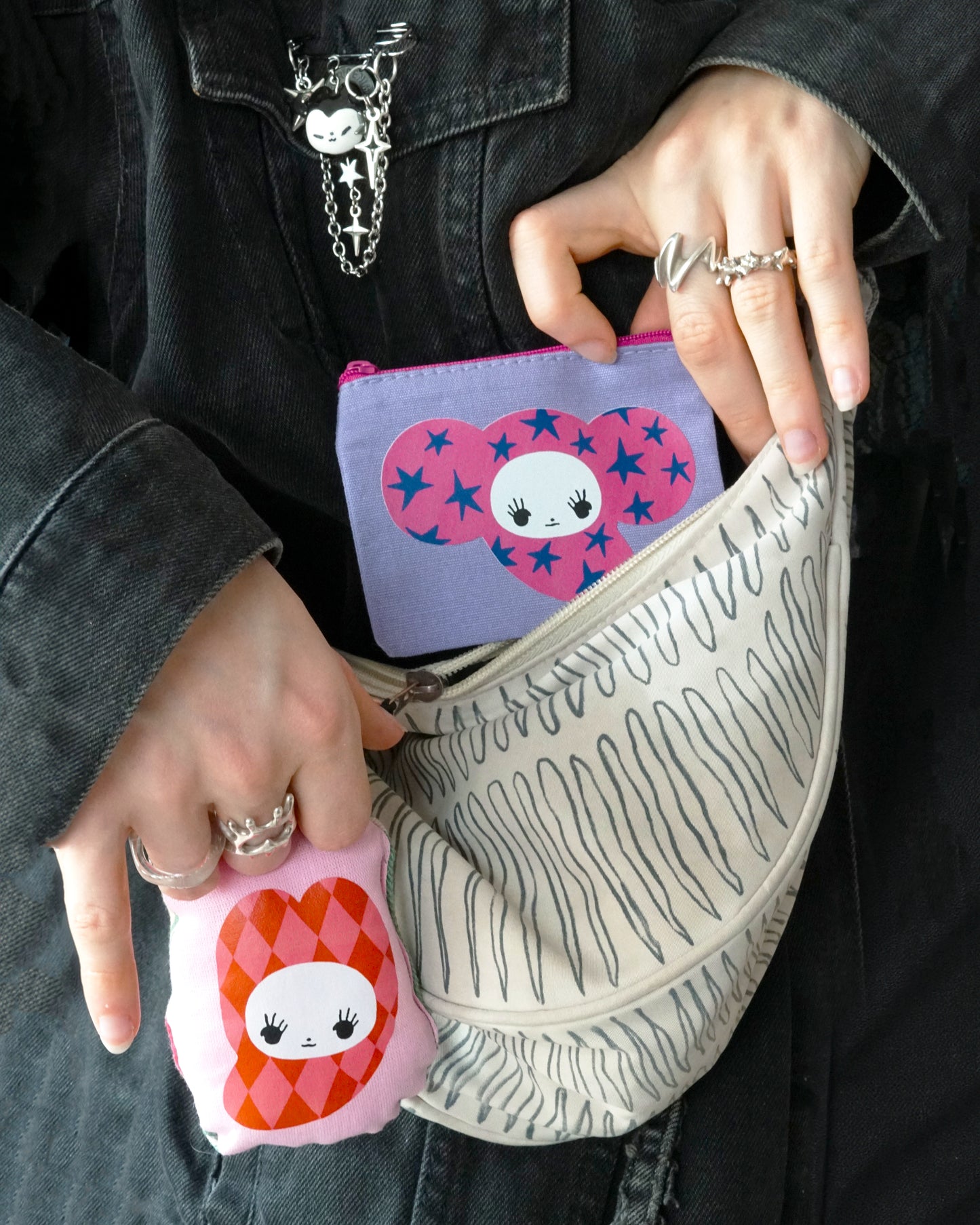 HAND SEWN KEYCHAIN by XUH