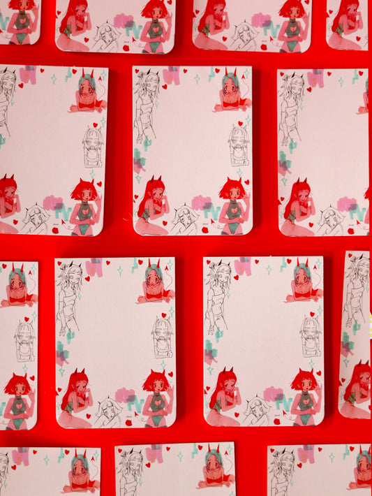 SHE-DEVIL note pad by javvie