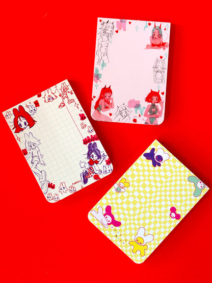 CHECKERED note pad by XUH
