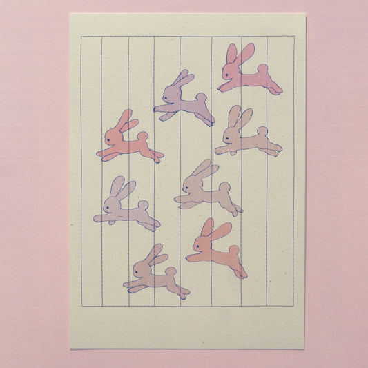 CAGED A5 art print by XUH