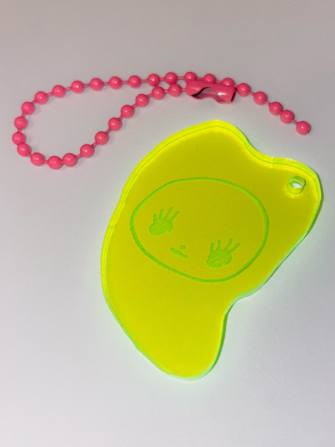 FLUO fluorescent acrylic keychains by XUH