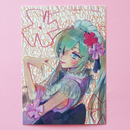 MIKU postcards by JAVVIE