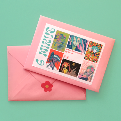 MIKU postcards by JAVVIE