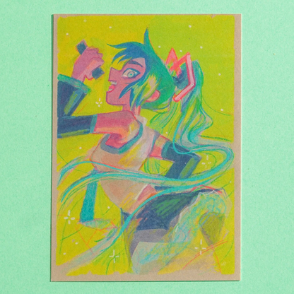 MIKU postcards by JAVVIE