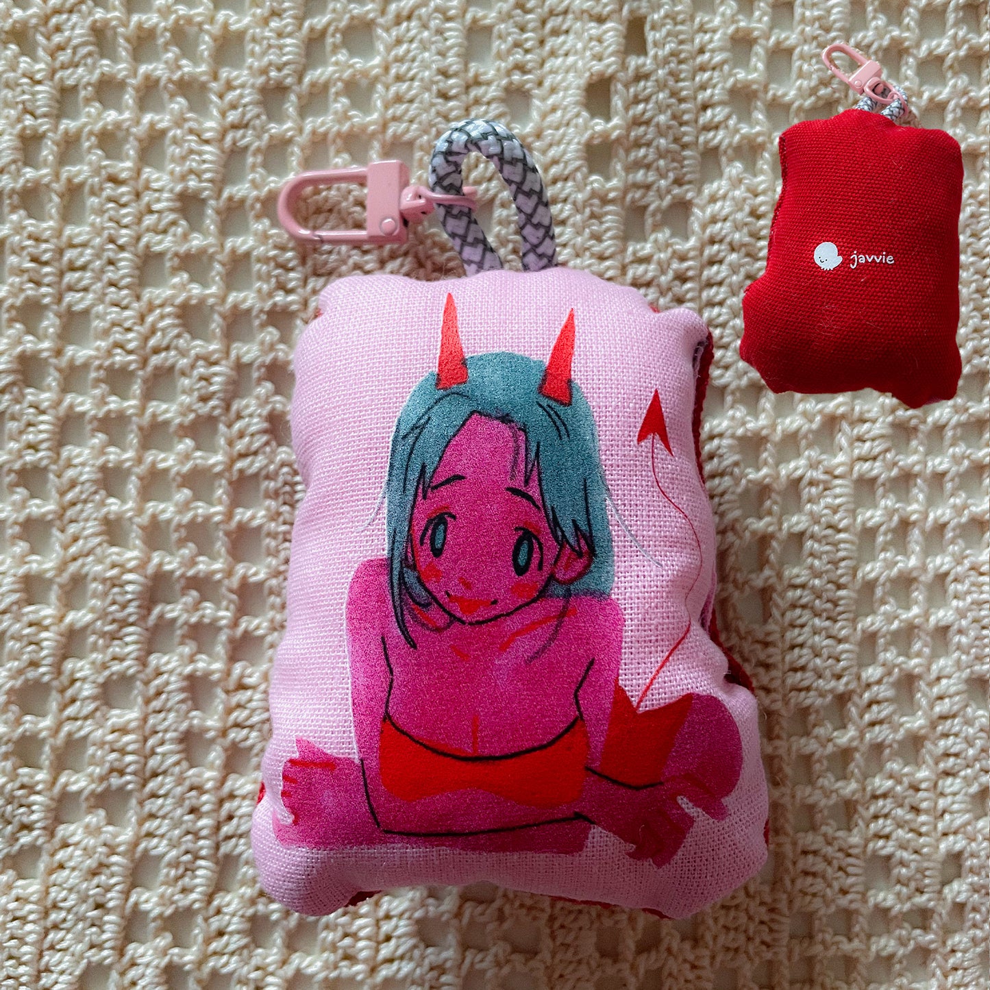 HAND SEWN KEYCHAIN by XUH