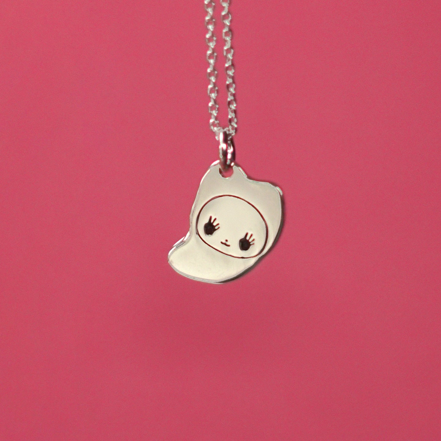 BEAN BUNNY silver necklace by XUH