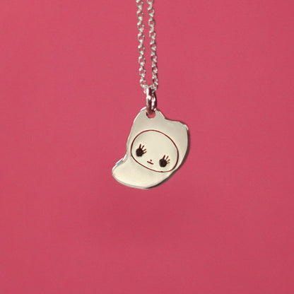 BEAN BUNNY silver necklace by XUH