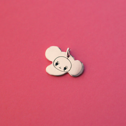 BEAN BUNNY silver necklace by XUH