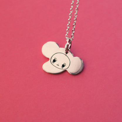 BEAN BUNNY silver necklace by XUH