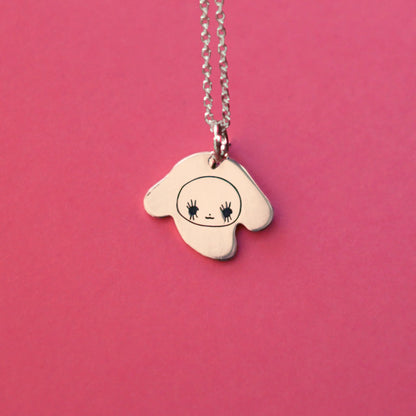 BEAN BUNNY silver necklace by XUH