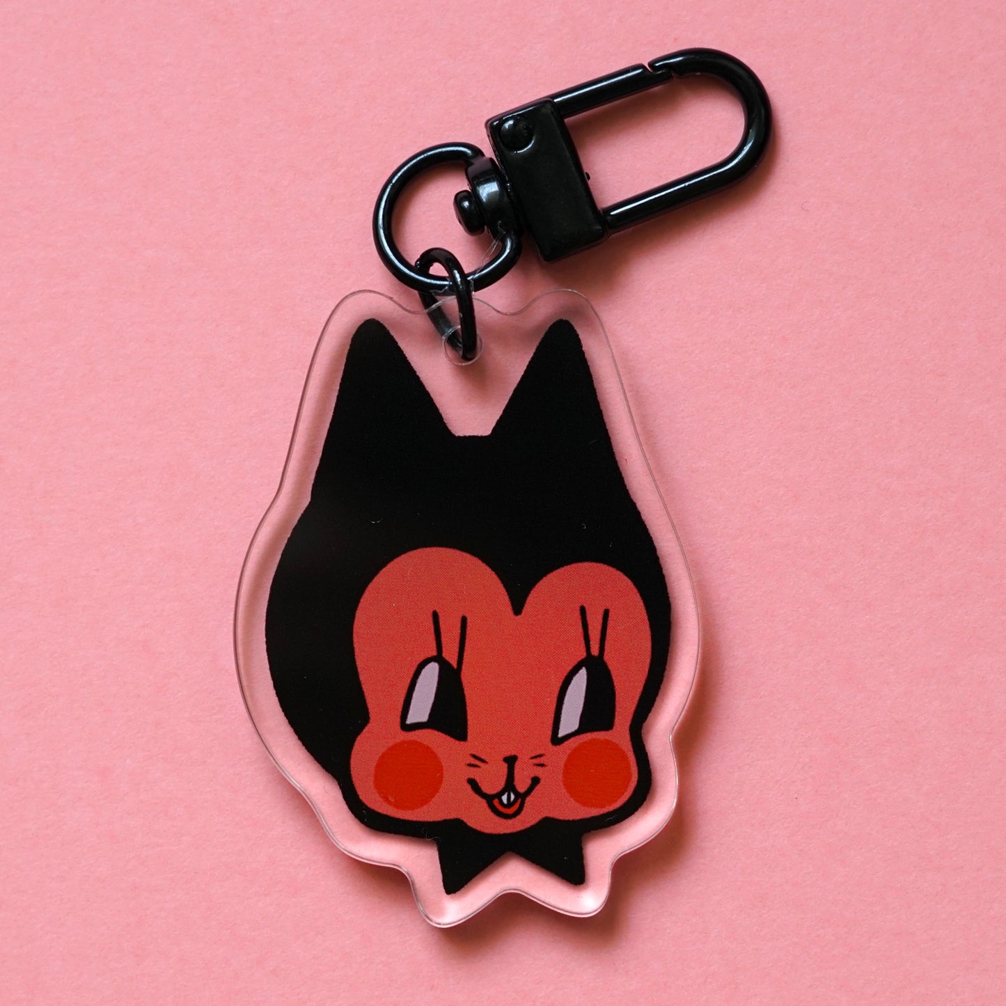 CAT & BUN acrylic charm by XUH