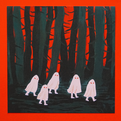 GHOSTS IN THE FOREST print by xuh