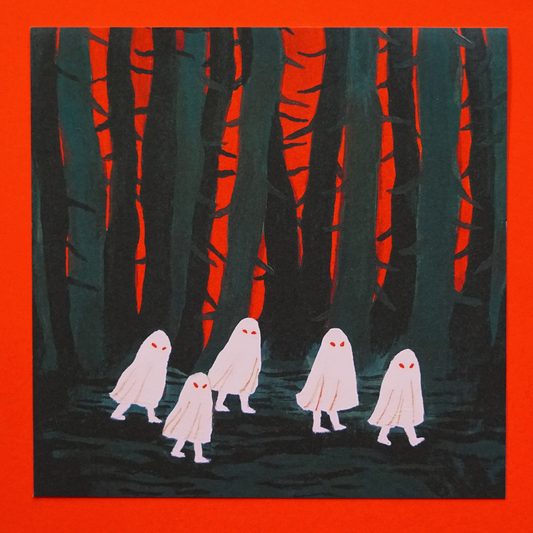 GHOSTS IN THE FOREST print by xuh
