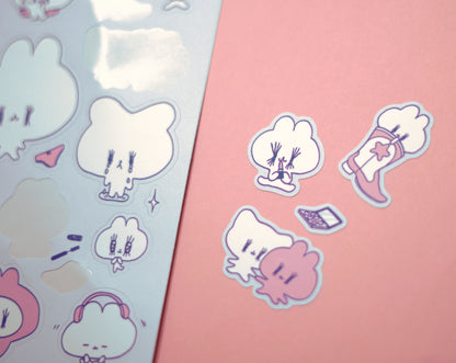 GIRLHOOD sticker sheet by XUH