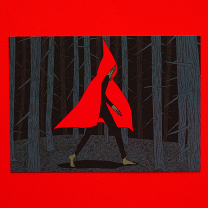 LITTLE HOOD GIRLS print by XUH