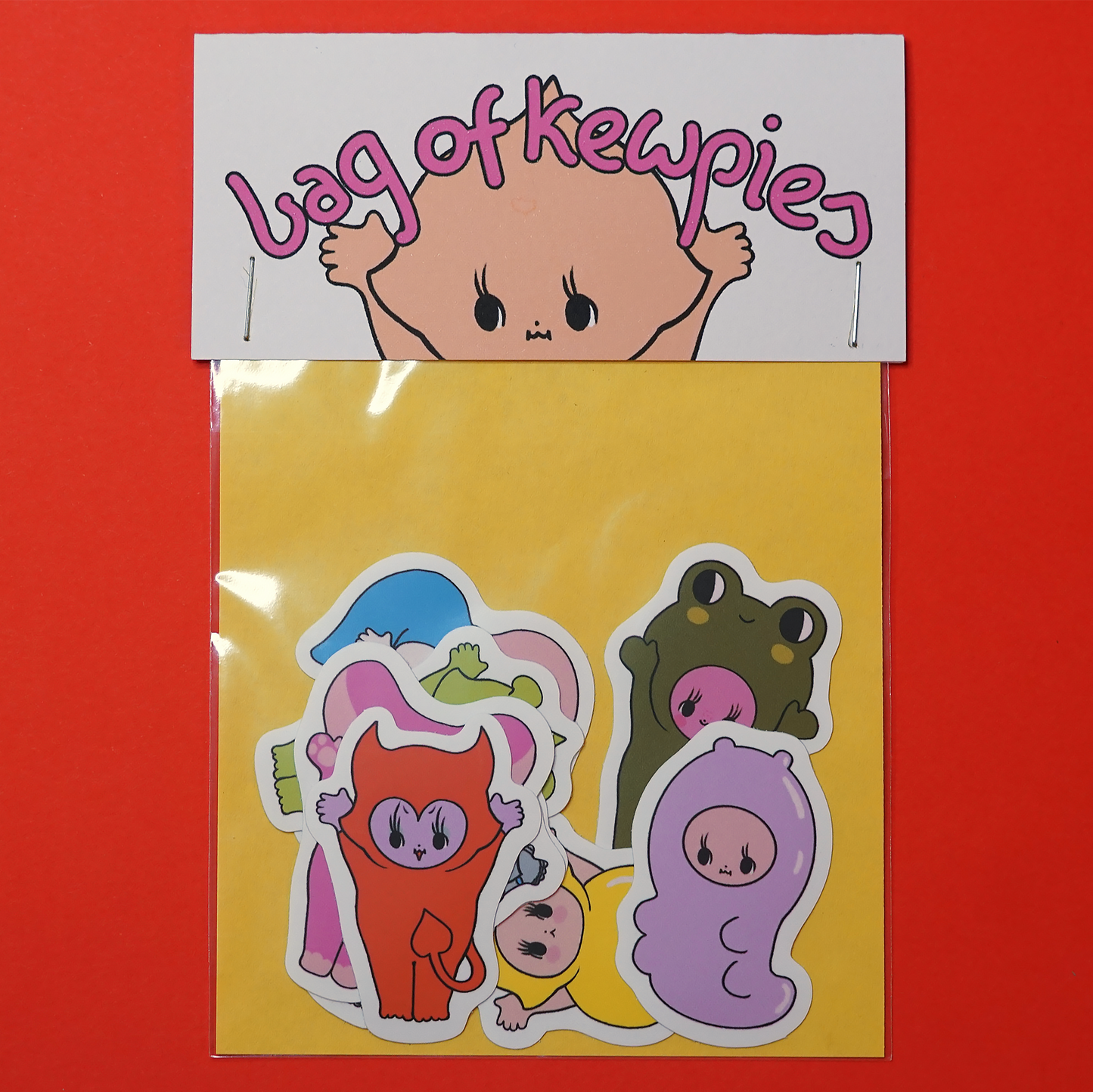 BAG OF KEWPIES sticker set by XUH