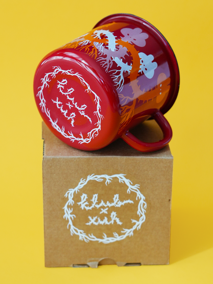 ROOTS enamel mug by XUH & KLUB ZIN