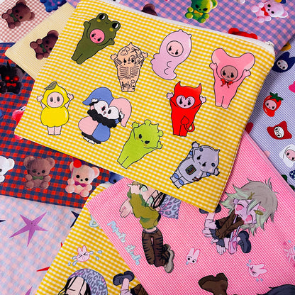 MIX makeup bags by XUH and JAVVIE