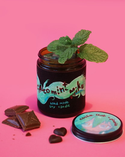 CHOCO MIKU soy candle by JAVVIE [PREORDER]