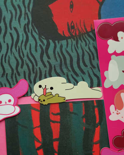 BUNNY KISS sticker by XUH