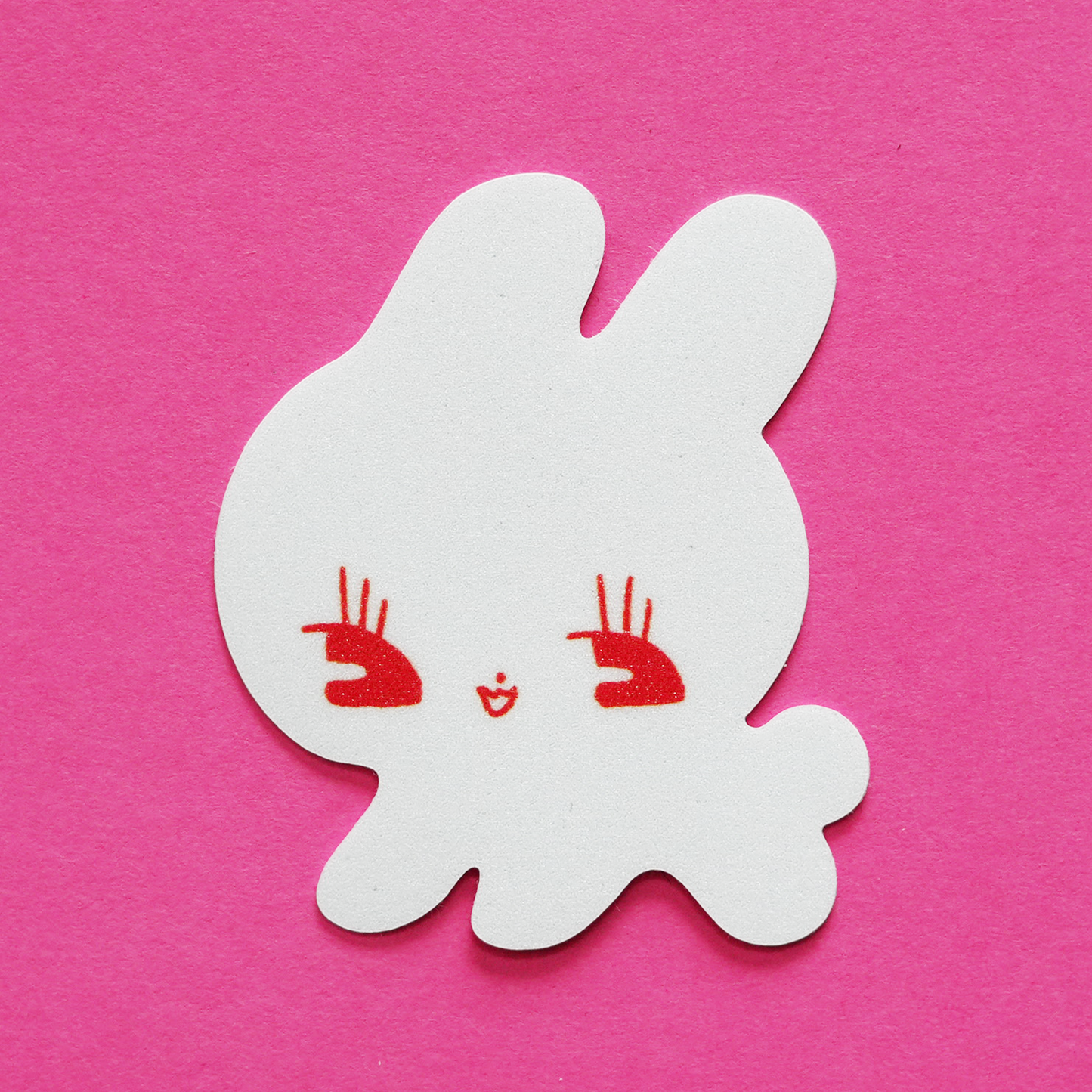 WHITE RABBITTO sticker by XUH