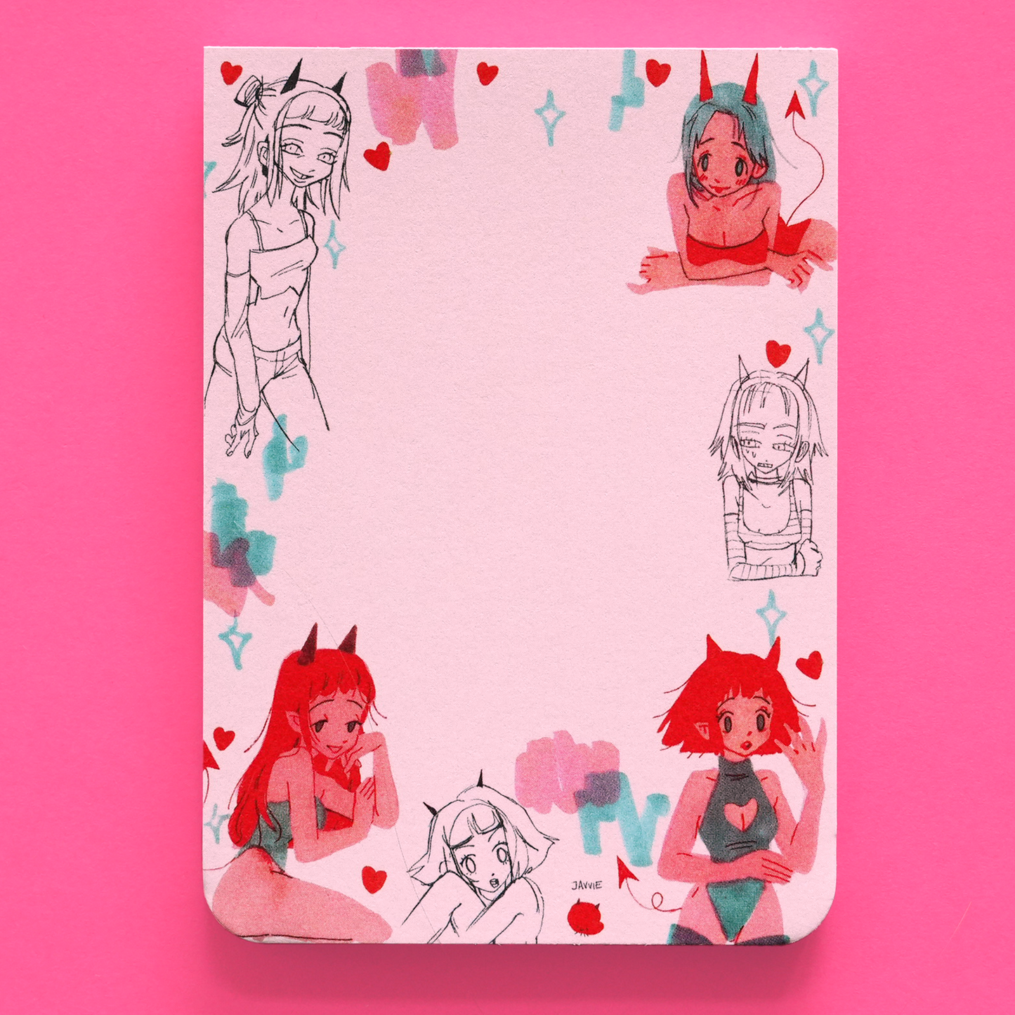 SHE-DEVIL note pad by javvie