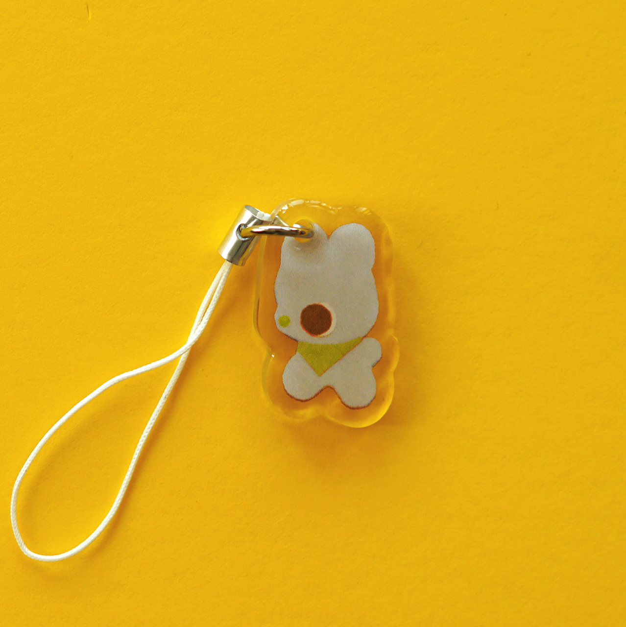 FELT BUNNY acrylic charm by XUH