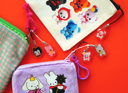 LIL CLOWN acrylic charm by XUH