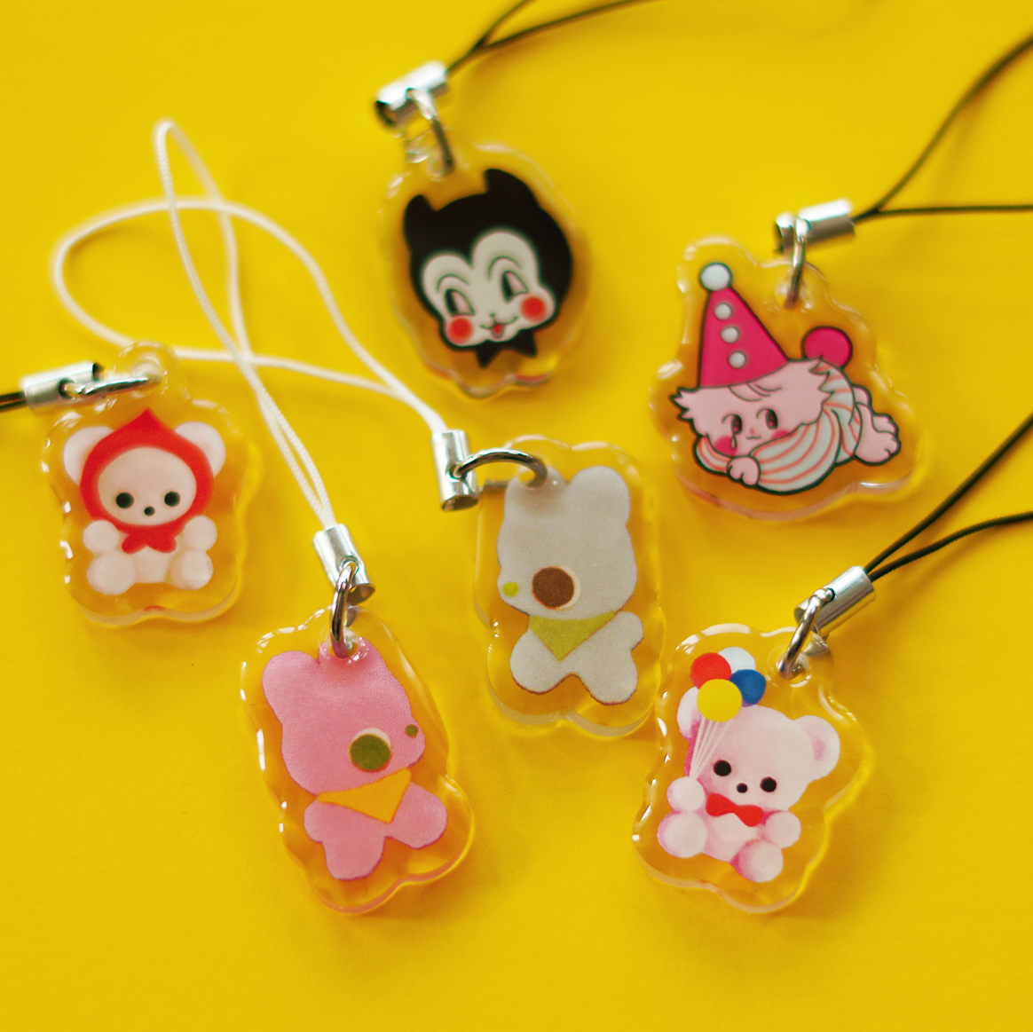 LIL CLOWN acrylic charm by XUH