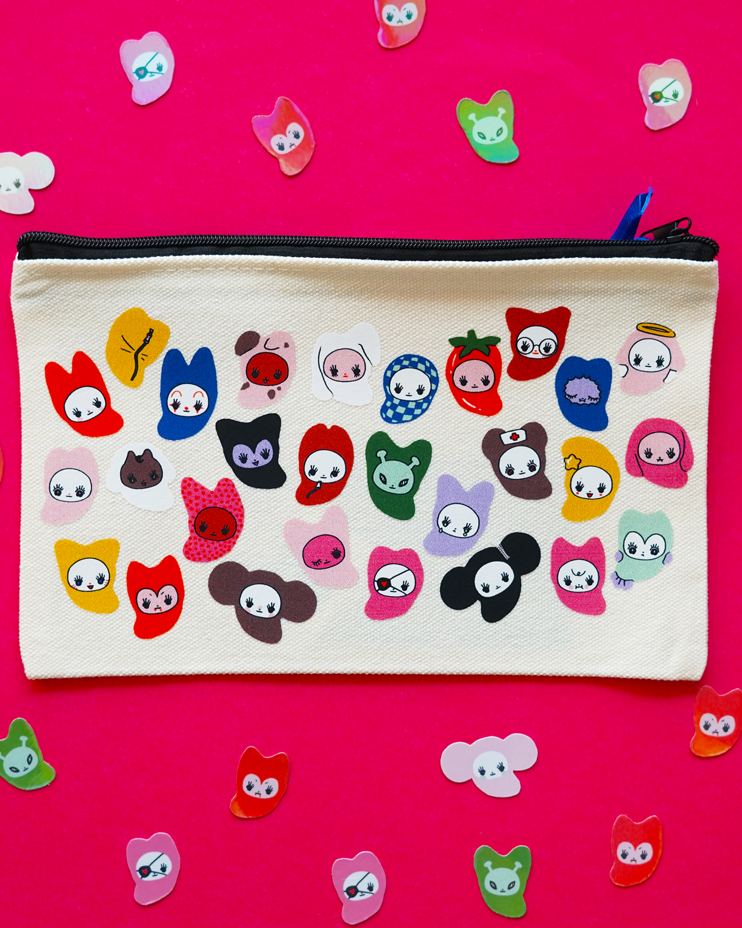 SLEEPING BAG BEANS pencil case by XUH