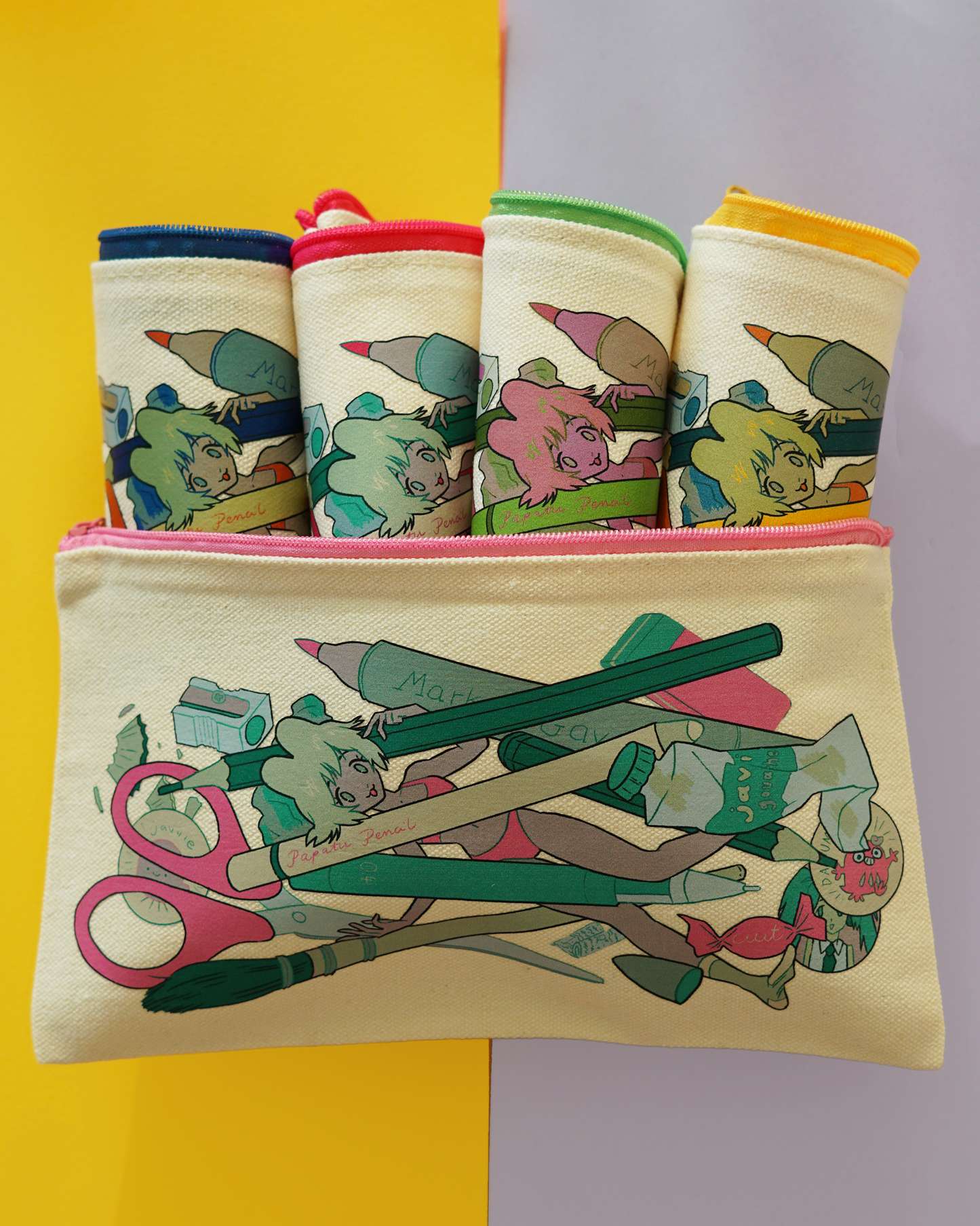 PENCIL CASE GIRL pencil case by JAVVIE