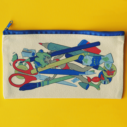 PENCIL CASE GIRL pencil case by JAVVIE