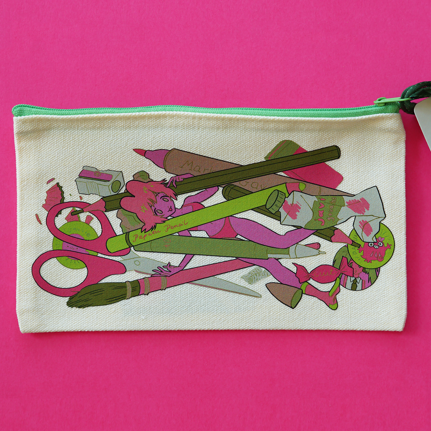 PENCIL CASE GIRL pencil case by JAVVIE