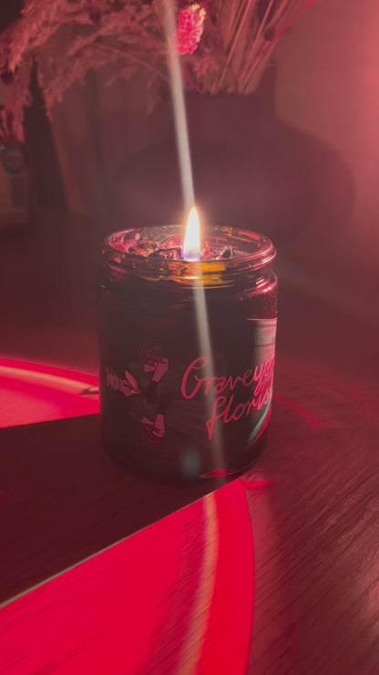 GRAVEYARD FLORIST soy candle by XUH [PREORDER]