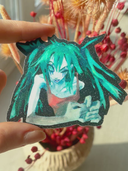 METAL MIKU sticker by JAVVIE