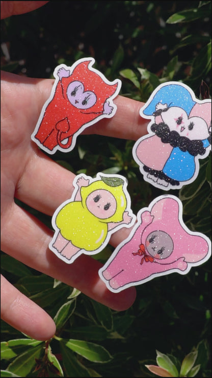 SHINY KEWPIES sticker sheet by XUH