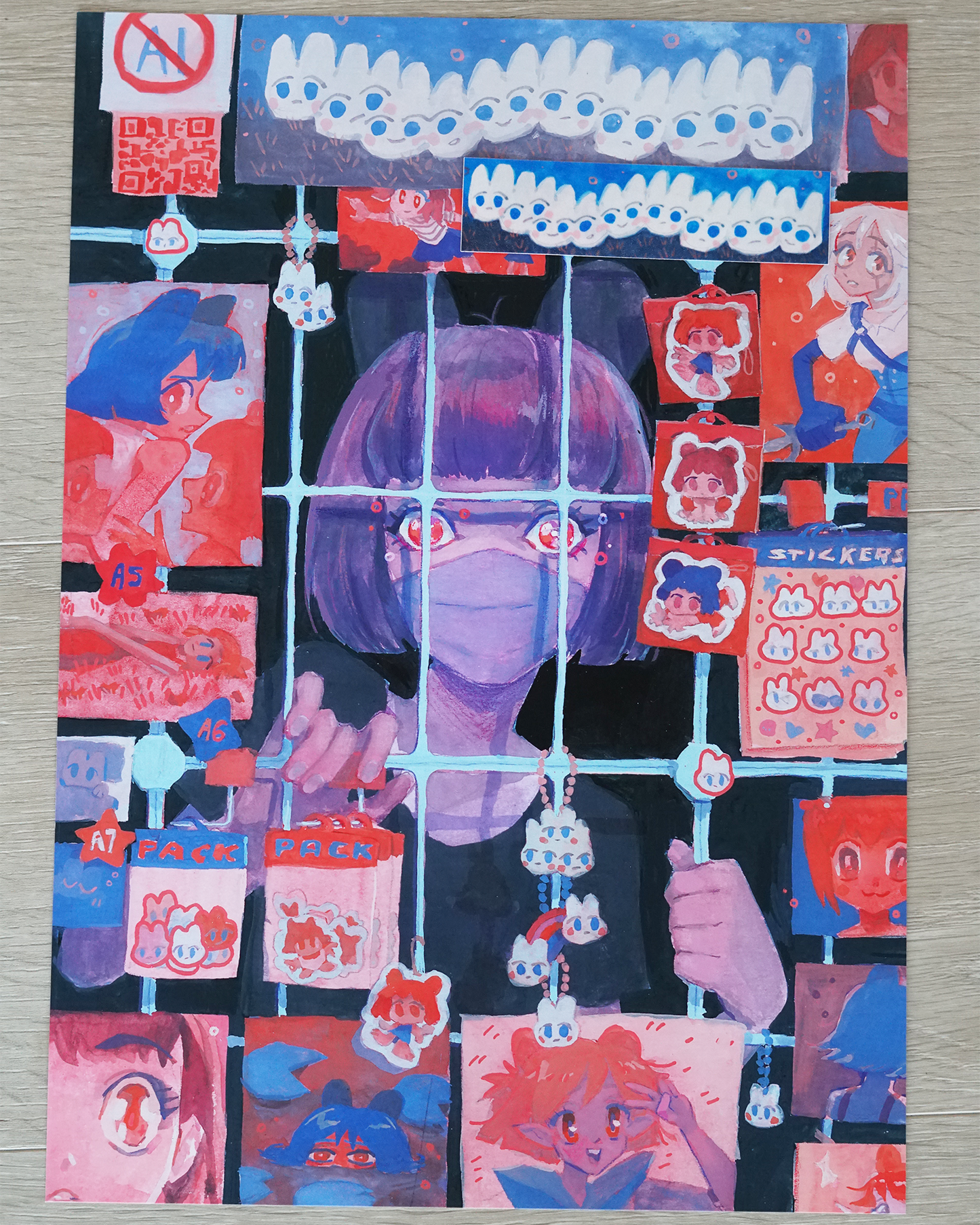 CON ARTIST print by JAVVIE