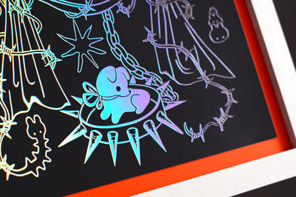 PSIUR holo print by XUH