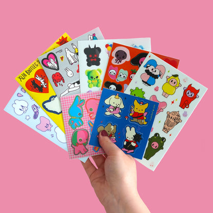 SHINY KEWPIES sticker sheet by XUH