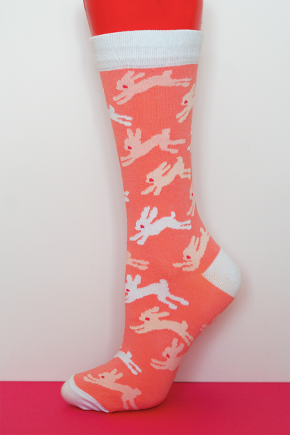 HOPPING BUNNIES socks by XUH
