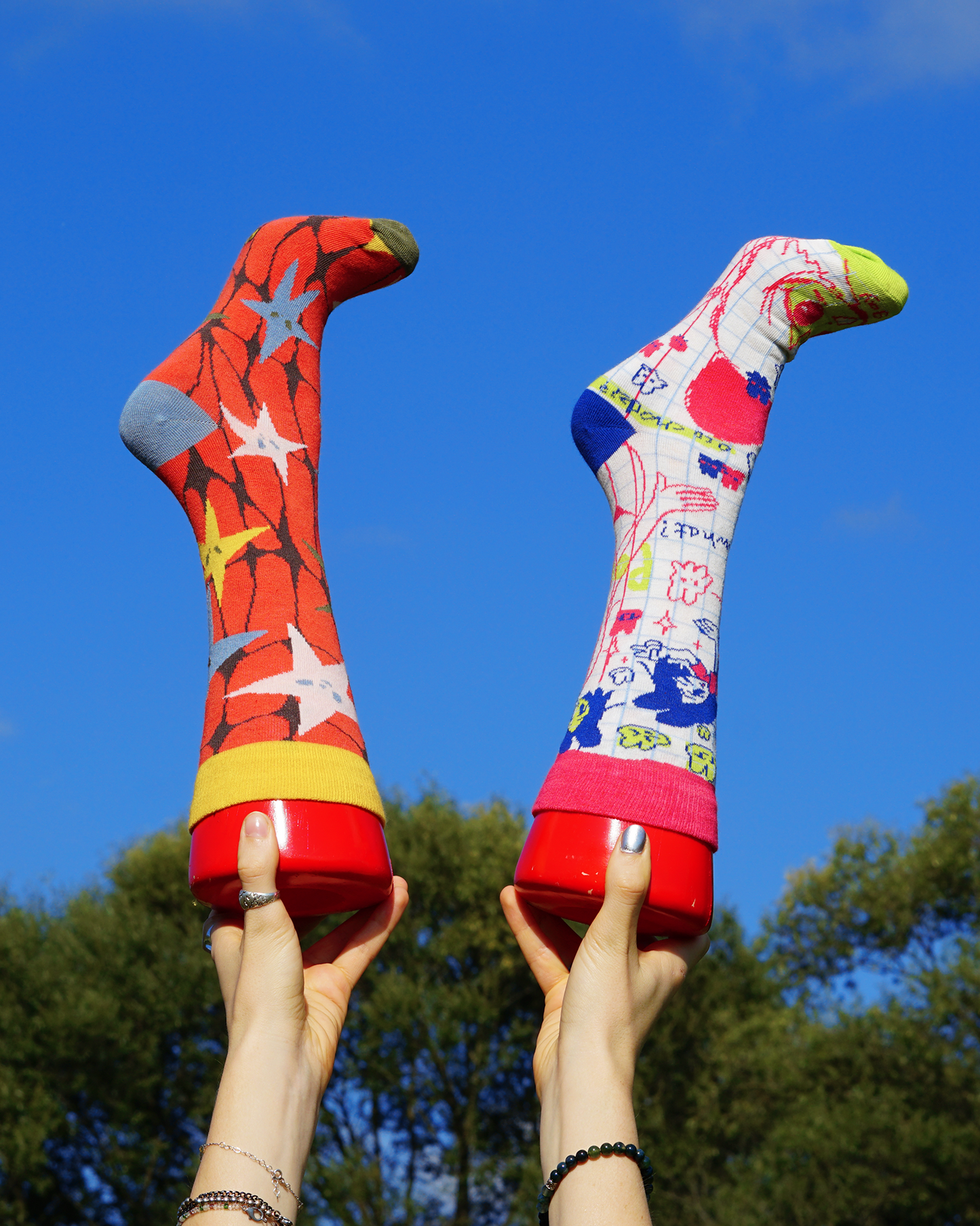 SKETCHY socks by JAVVIE