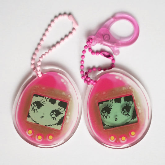 TAMAGOTCHI acrylic charm by XUH