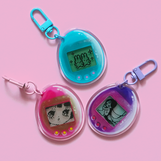 TAMAGOTCHI acrylic charm by XUH
